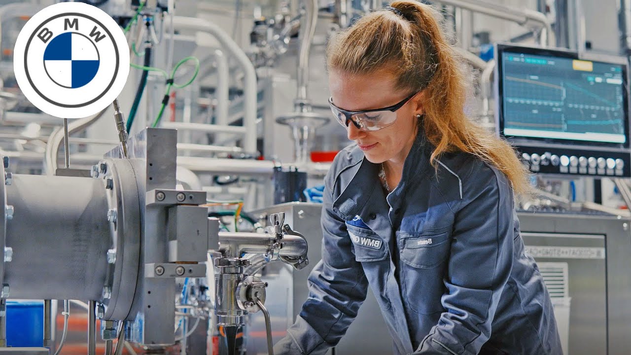 Производство аккумуляторных элементов BMW в Парсдорфе, Германия