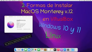 Instalar MacOS 12 Monterey en VirtualBox para Windows y Linux