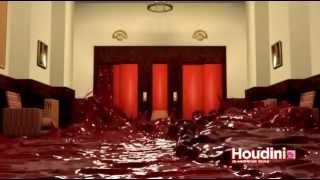 Recreation of The Shining's Elevator Scene in Houdini