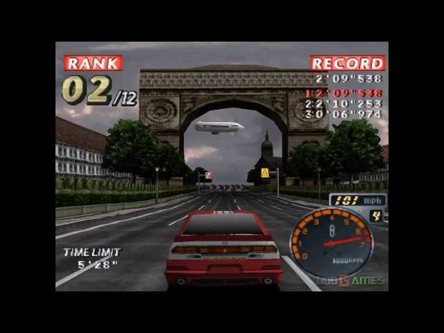 Rage Racer - Gameplay PSX / PS1 / PS One / HD 720P (Epsxe)