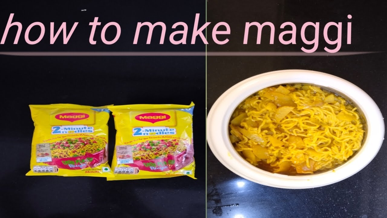 How to make maggi| Masala maggi recipe| Maggi recipe - YouTube