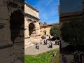 ☀️Vom Titusbogen zum Kolosseum mit Sonnenstrahlen #shorts #frühling #sonne #antike #geschichte #rom