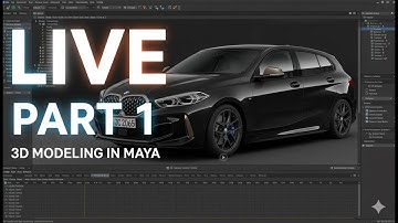 Beginner Car Modeling in Maya: BMW 1 Series (Live Part 1)