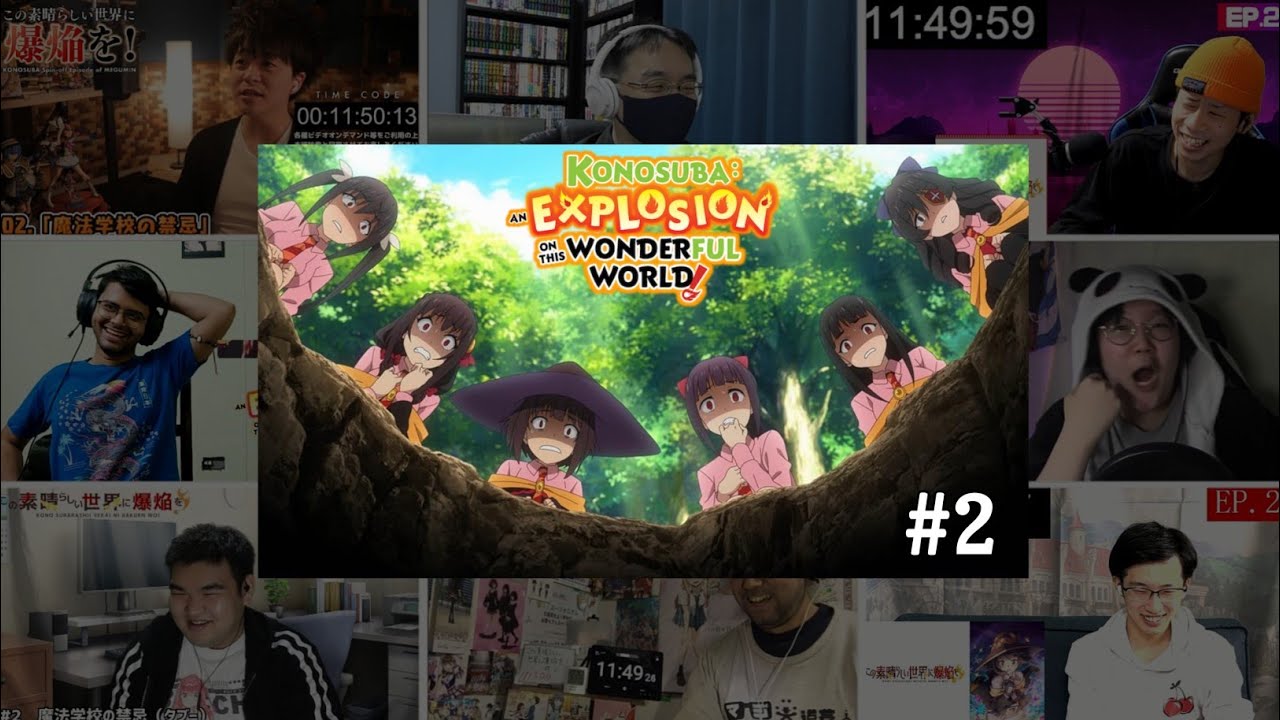 Konosuba An Explosion On This Wonderful World Episode 2 Reaction Mashup ...