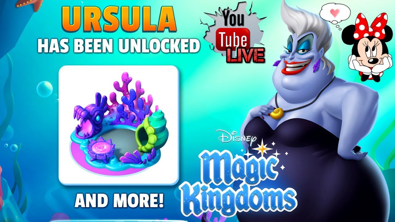 beautycon URSULA IS HERE! Disney Girl The Little Mermaid LIVESTREAM