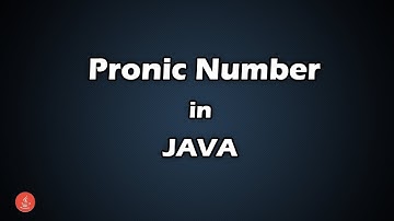Pronic Number in JAVA || BluejCode