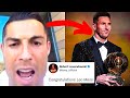 FOOTBALLERS REACT TO LIONEL MESSI WINNING BALLON D’OR 2021