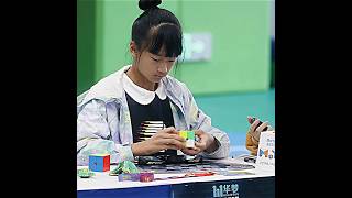 Tian xia 0.45 2x2 Female World Record Single 2025 #rubikscube #viral #shorts