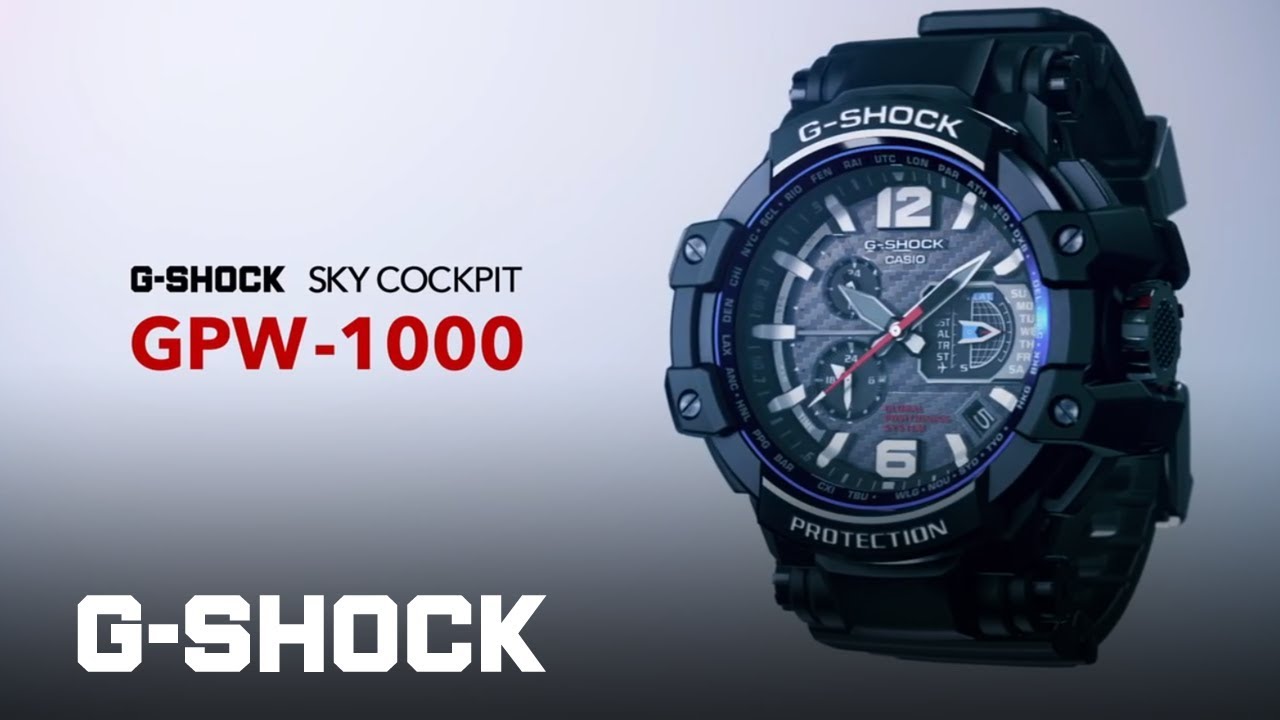 カシオG-SHOCK GPSハイブリッドスカイコックピット　GPW-1000