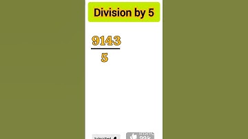 Divide any Number by 5 with in seconds #maths #mathstricks #mentalmath #shortsfeed #divisiontricks