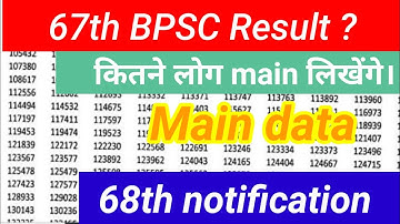 bpsc result 2022 | bpsc cutoff 2022| BPSC 67th Result|BPSC Result Update | New 67th Bihar Result