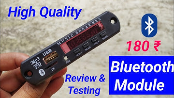 Best & High Quality Digital MP3 Bluetooth Module Review & Testing in Hindi l #usb #BT #unboxing