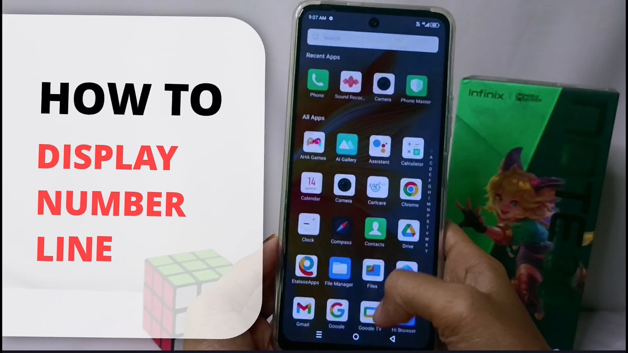 How To Show Number Row In Keyboard On Infinix Note 30 NFC/Note 30 Pro