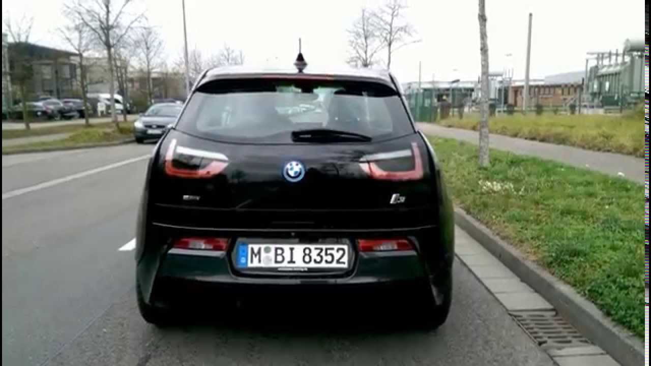 BMW i3 Beschleunigung von 0100 km/h, von Außen YouTube