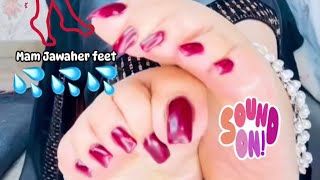 Mam Jawaher Professional Feet Show Watch All Video Have Many Surprises