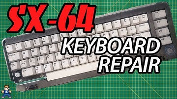 Commodore SX-64 Keyboard Repair