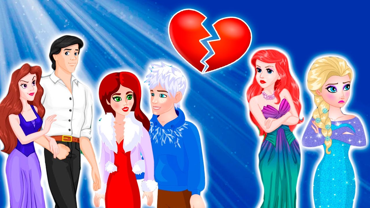 Uncategorized Love Game For Kids disney princess elsa rapunzel and ariel breaks up with their boyfriends love games for kids