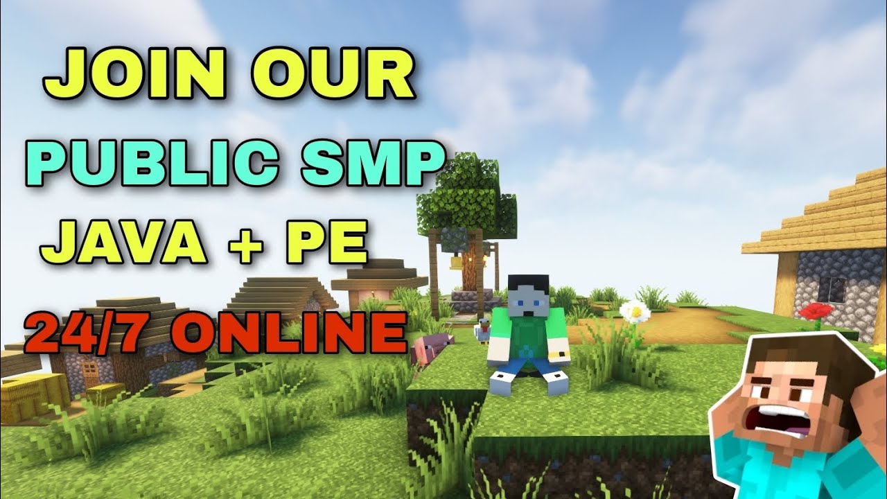 Public SMP For MCPE/JAVA || Minecraft Public SMP || LOL SMP || 24/7 ...