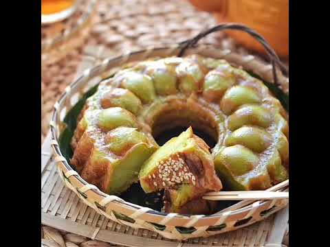 Kuih bakar pandan - YouTube