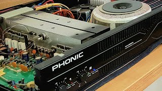 PHONIC MAX 2500 | High Power Audio Amplifier | Inside Look After Repair | Now You Know screenshot 3