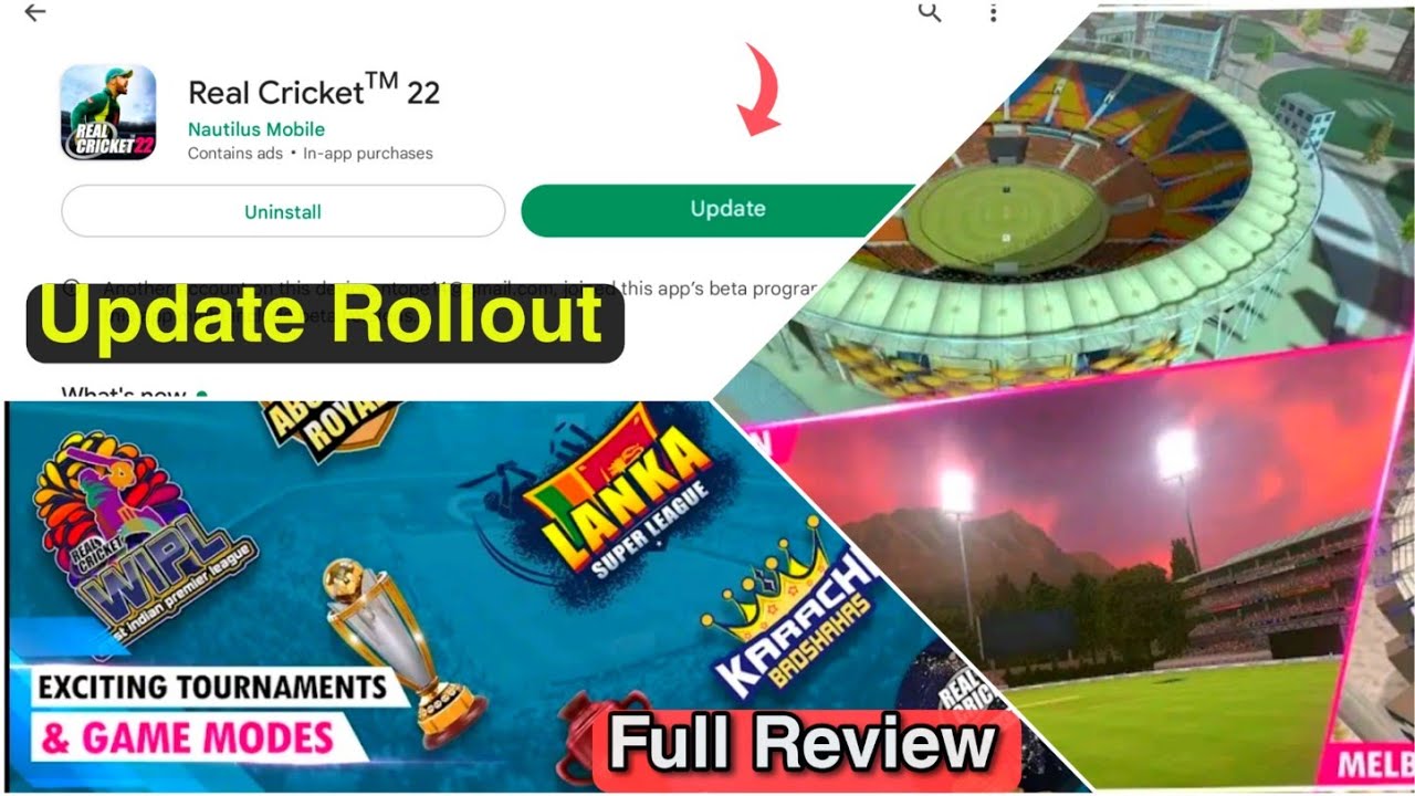 Real Cricket 22 New Update Rollout | RC22 New Update Features Review | Real Cricket 22 New Update