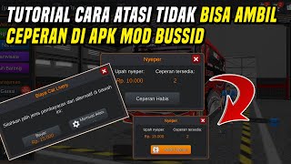 TUTORIAL CARA ATASI TIDAK BISA AMBIL CEPERAN DI BUSSID  || Bus Simulator Indonesia