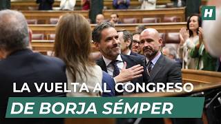 Así Ha Sido La Vuelta De Borja Sémper Al Congreso Tras Sueperar Un Cáncer