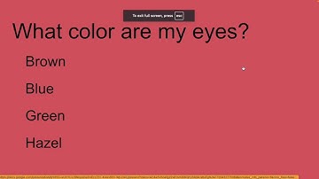 Google Slides Practice Interactive Quiz