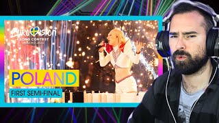 Vocal Coach Reacts to LUNA - The Tower LIVE  Poland 1st Semi-Final  Eurovision 2024