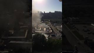 В районе Макаренко загорелся автомобиль