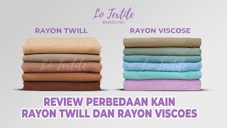 Download Lagu PERBANDINGAN KAIN RAYON TWILL DAN RAYON VISCOES MP3