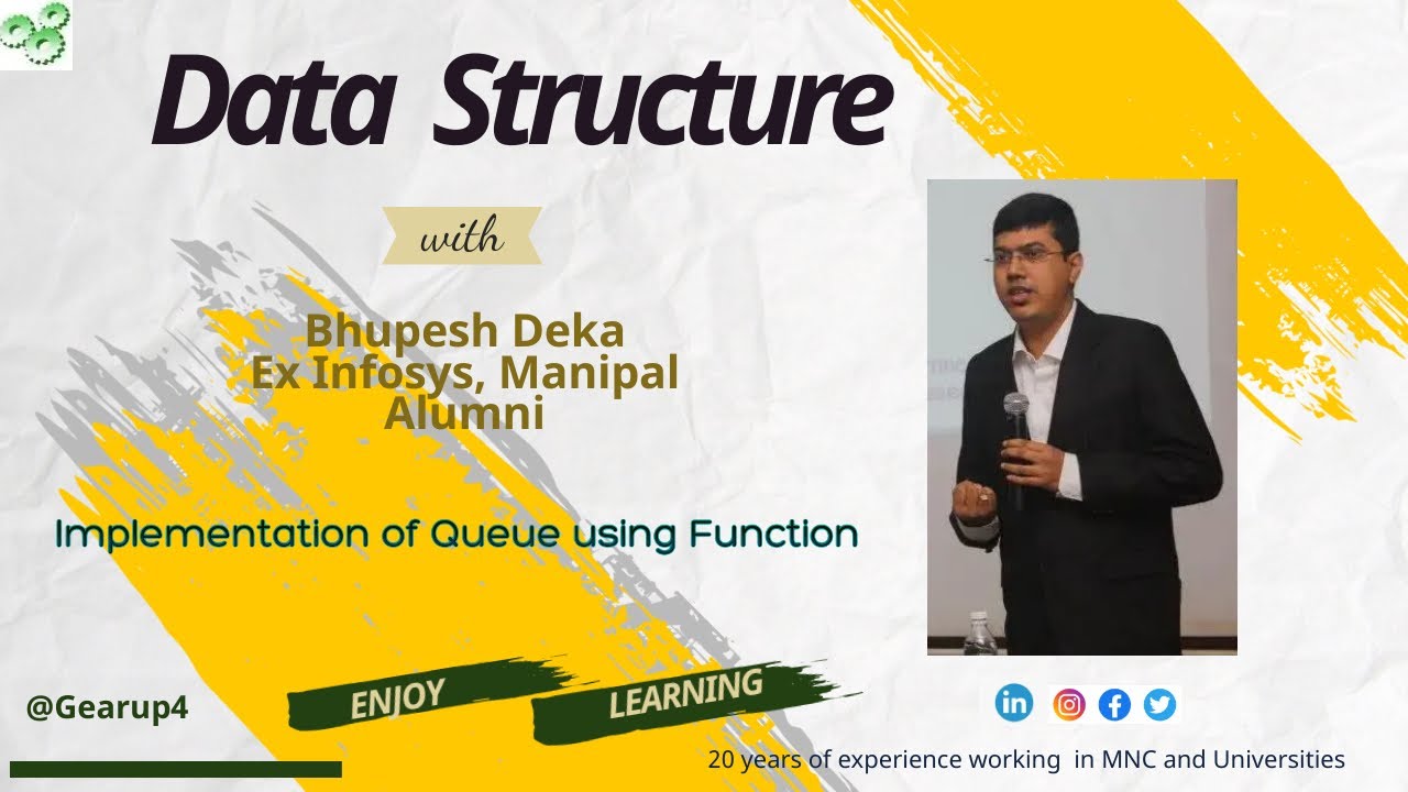 Implementation of Queue using function in C - YouTube
