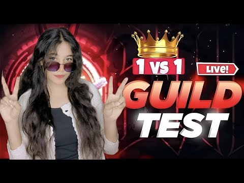 🔴FREE FIRE LIVE WITH SIMI QUEEN AND 1 VS 4 GUILD TEST😎✌ Free Fire Live! #fflive #girlgamer #1million