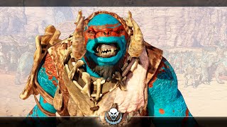 SHADOW OF WAR - UNIQUE REINFORCE & AMBUSH ON DIFFICULTY GRAVEWALKER IN NEMESIS DESERT