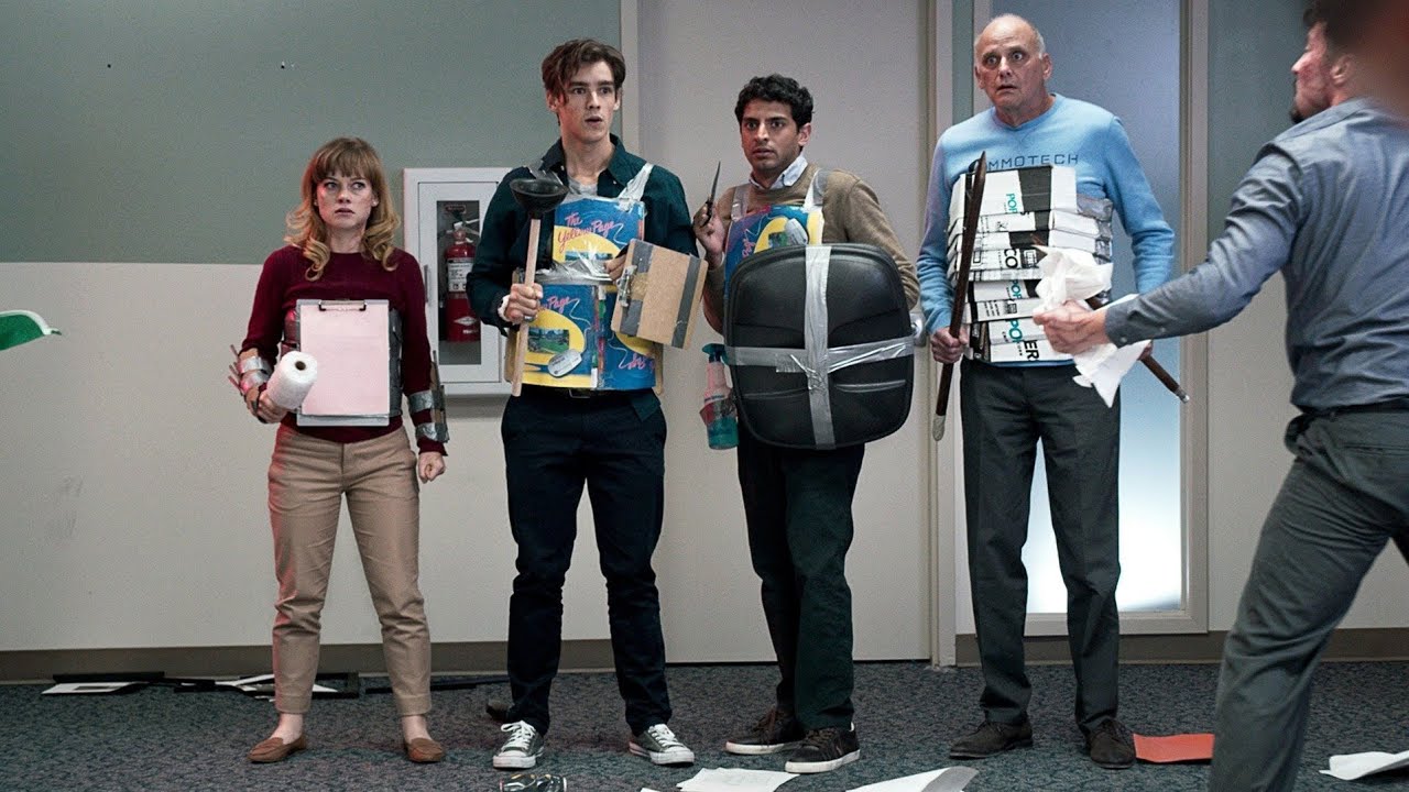 A Secret Army Energy Drink Project Collapses, Converting an Office Block into a Zombie Outbreak.