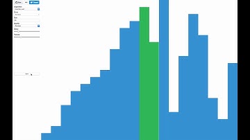 Tone of Sorting - Insertion Sort Visualisation (20 elements)