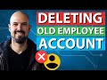 Do this to old employees account  google workspace offboarding