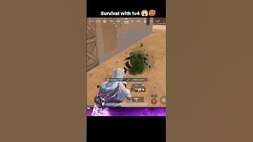 #shorts Survival with 1v4 | Best Clutch of Karakin #bgmi #clutch #1v4 #tournament