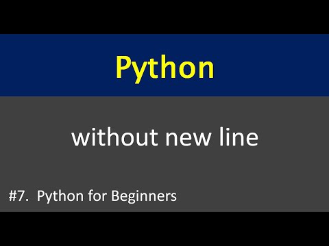 Python without new line | #Python_for_Beginners