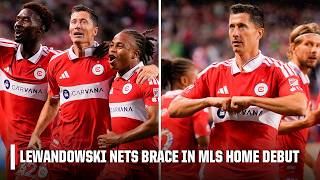 Robert Lewandowski bags a brace in his MLS home debut for Chicago Fire 🤩 | MLS Highlights | ESPN FC