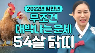 [2022년 운세] 임인년에 무조건 대박나는 54세 닭띠운세?! / 69년생 닭띠분들 축하드려요!! 2022…