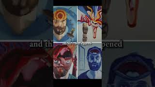 this is what schizophrenia looks like | Bryan Charnley's self portraits #art #arthistory #painting