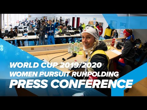 Ruhpolding Women Pursuit Press Conference