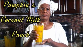 Pumpkin and Coconut Milk Punch