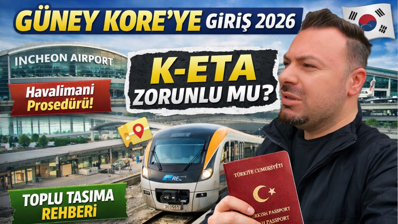 Ketaさん専用 Güney Kore'ye İlk Giriş 🇰🇷 K-ETA Formu, Incheon Havalimanı, Seul