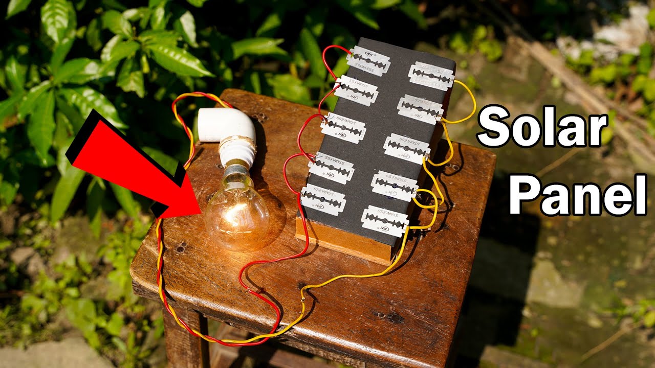 How to Make Homemade Solar Panel || বাড়িতে কি করে সোলার বিদ্যুৎ বানাবে ...