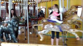 Liam Riding The Carousel At The Toledo Zoo