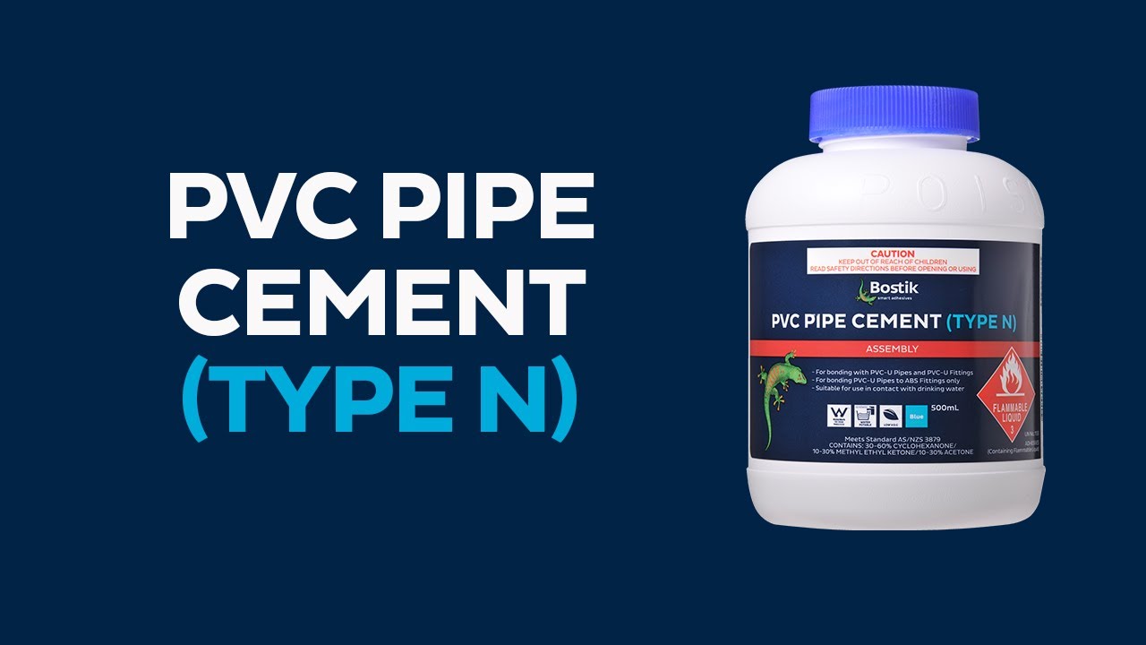 Plumbing. By Bostik PVC Pipe Cement (Type N) YouTube