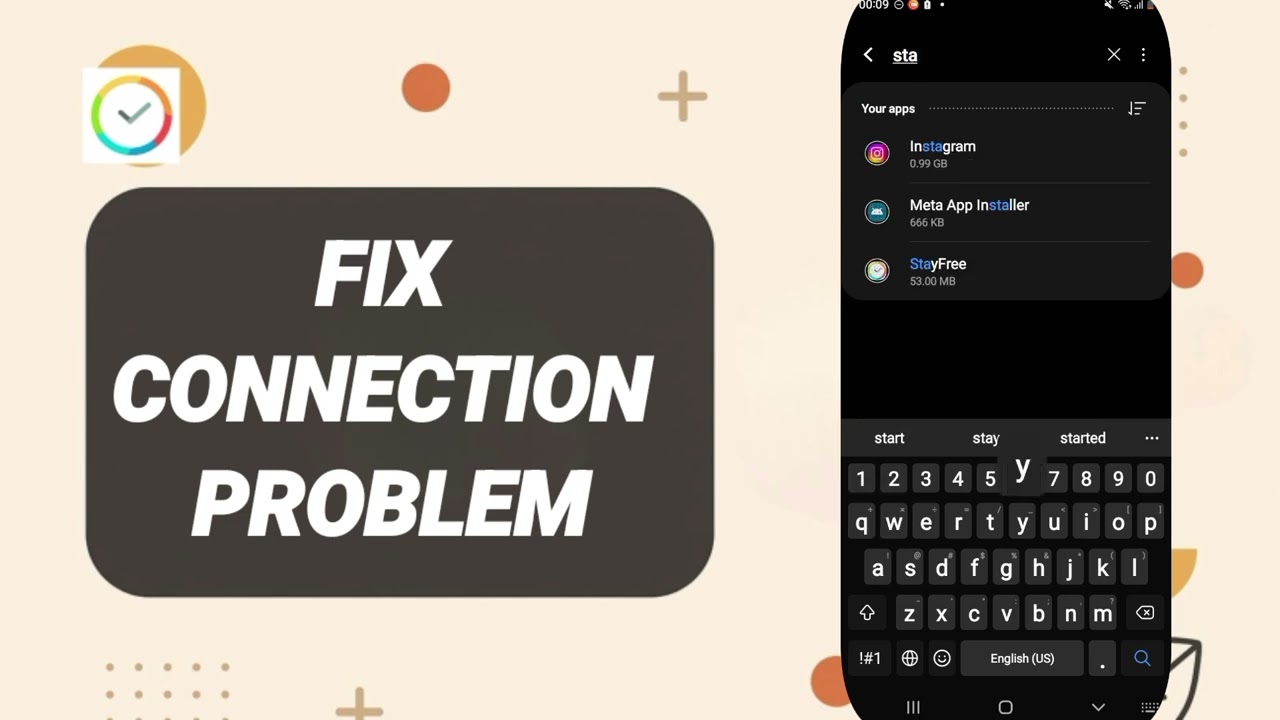 How To Fix And Solve Connection Problem On StayFree App