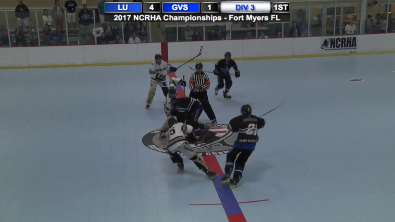 NCRHA D3 Nationals 2017 – Grand Valley State vs Lindenwood (Semi-finals)